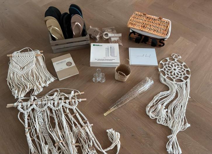 Bohemian Bruiloft Accessoires Set, Kleding | Dames, Trouwkleding en Trouwaccessoires, Nieuw, Accessoires, Wit, Ophalen of Verzenden