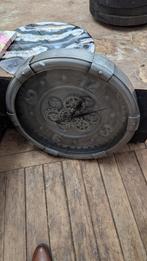 Nieuwe klok met bewegende tandwielen, Huis en Inrichting, Ophalen, Nieuw, Analoog, Wandklok