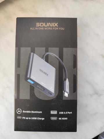 3 in 1 USB-C to HDMI adapter beschikbaar voor biedingen