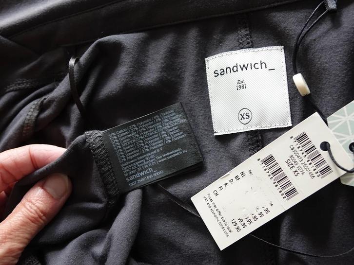 nieuw grijs lang SANDWICH vest/jas, Kleding | Dames, Jassen | Zomer, Nieuw, Maat 34 (XS) of kleiner, Grijs, Verzenden