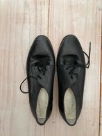 Zwarte leren schoenen - Maat 38, Ophalen of Verzenden, Zo goed als nieuw, Zwart