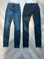2 G-Star Skinny Jeans Maat 26/32, Kleding | Dames, Ophalen of Verzenden, Zo goed als nieuw, Blauw, W27 (confectie 34) of kleiner