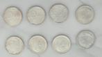 Zilveren 10gulden herdenkingsmunten 1996 t/m 2000, Postzegels en Munten, Munten | Nederland, Ophalen of Verzenden, Koningin Beatrix