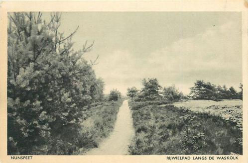 (387-137-003) Nunspeet Rijwielpad langs de Waskolk, Verzamelen, Ansichtkaarten | Nederland, Gelderland, Verzenden