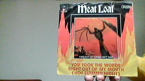 meat loaf jukebox single you took the words uit 1978, Cd's en Dvd's, Vinyl Singles, Zo goed als nieuw, Single, Pop, Ophalen of Verzenden