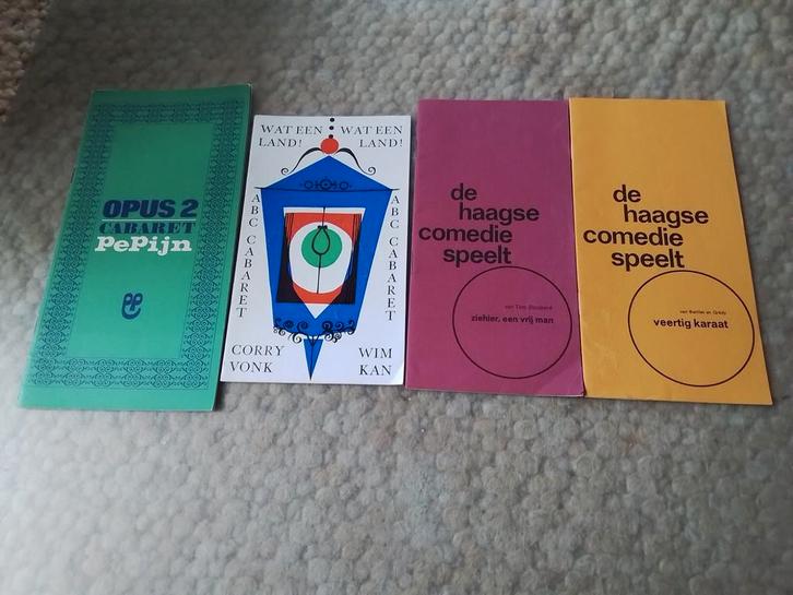 Vintage Theater Programma's - Diverse Voorstellingen, Verzamelen, Overige Verzamelen, Ophalen of Verzenden