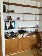 Vintage Boekenkast met Schuifdeuren, Ophalen, Gebruikt, 200 cm of meer, 150 tot 200 cm