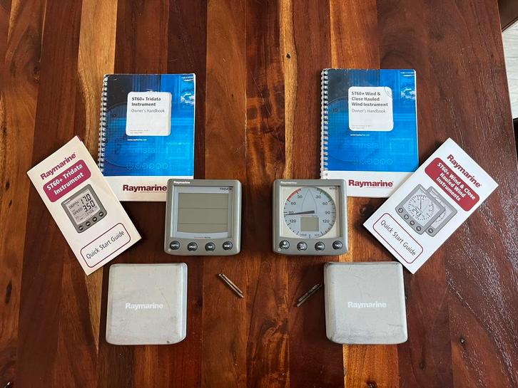 Raymarine ST60+ | Windmeter + Tridata, Watersport en Boten, Navigatiemiddelen en Scheepselektronica, Gebruikt, Kabel of Apparatuur