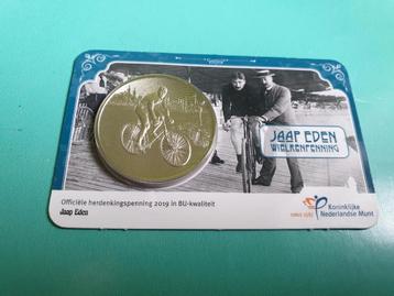 Jaap Eden Wielerpenning 2019 in coincard  beschikbaar voor biedingen
