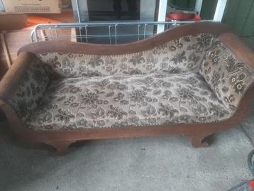 Antieke Louis-Philippe Chaise Longue beschikbaar voor biedingen