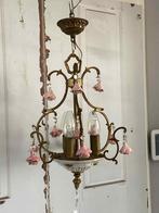 Persis andreu capodimonte kroonluchter in messing, Ophalen of Verzenden