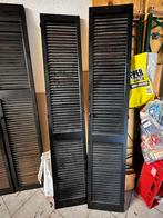 Oude Franse Louvre Deuren - Zwart, Doe-het-zelf en Verbouw, Deuren en Horren, Ophalen, Gebruikt, 80 tot 100 cm, Binnendeur