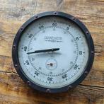 Wandklok landerlijk/industrieel 40 cm diameter, Ophalen of Verzenden, Zo goed als nieuw