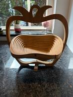 Houten fruitschaal appelvorm, Schaal, Ophalen of Verzenden, Zo goed als nieuw, Overige vormen