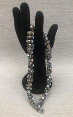 Otazu halsketting met glinstering - zgan, Sieraden, Tassen en Uiterlijk, Met kristal, Overige materialen, Gebruikt, Ophalen of Verzenden