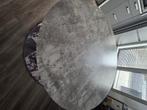 Betonlook eettafel, Ophalen, Gebruikt, 100 tot 150 cm, Rond