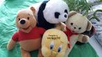 Grote knuffels Winnie, Panda, Robijntje, gewassen., Ophalen of Verzenden, Overige typen
