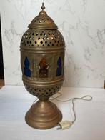 Marokkaanse lamp goud, Huis en Inrichting, Gebruikt, Ophalen of Verzenden, Metaal