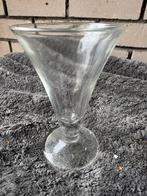 Glazen Vaas - Stijlvol en Tijdloos, Wit, Ophalen of Verzenden, Minder dan 50 cm, Glas