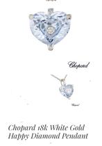Wit gouden ketting - Chopard happy daimond, Ophalen, Zo goed als nieuw
