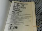 Werkplaatshandboek Honda CB250 & CB400 N Super Dreams, Ophalen of Verzenden, Gebruikt, Motoren