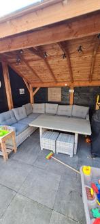 Mooie loungeset voor de tuin of veranda!, Tuin en Terras, Tuinsets en Loungesets, Ophalen, Gebruikt, Rotan, Bank