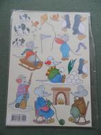 3D knipvellen wintermouse, 10? vel A5., Hobby en Vrije tijd, Kaarten | Zelf maken, Ophalen of Verzenden, Nieuw, Overige thema's