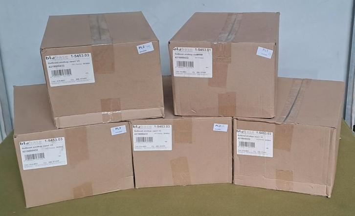 1800 x Bubase RoBoost eindkap zwart V2 BlueBase NIEUW, Doe-het-zelf en Verbouw, Hang- en Sluitwerk, Nieuw, Overige typen, Overige materialen