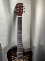Western gitaar 3/4 met tijgerprint design, Muziek en Instrumenten, Snaarinstrumenten | Gitaren | Akoestisch, Ophalen of Verzenden