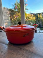 Le Creuset oranje gietijzeren geëmailleerde braadpan, Ophalen, Gebruikt, Gietijzer, Koekenpan of Braadpan