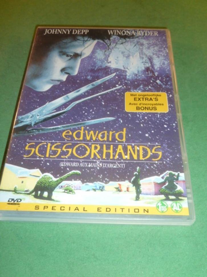 Edward Scissorhands Tim Burton dvd, Cd's en Dvd's, Dvd's | Filmhuis, Zo goed als nieuw, Overige gebieden, Alle leeftijden, Verzenden