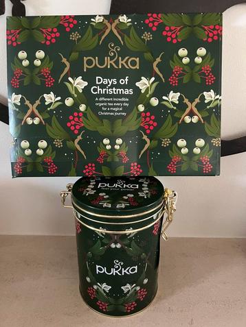 PUKKA kerst thee bewaarblik & Adventskalender 🎄🎁🫖 Nieuw! beschikbaar voor biedingen