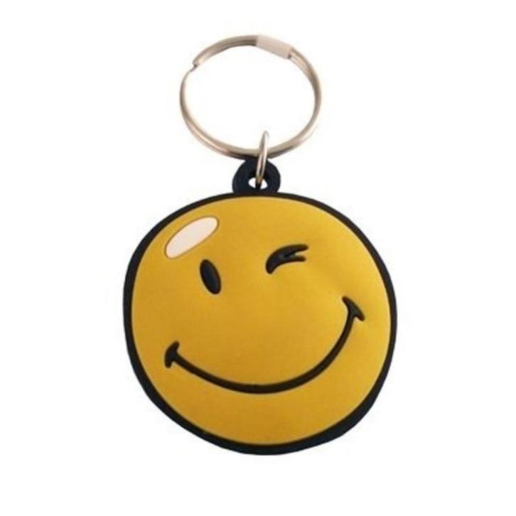 Smiley sleutelhanger bij Stichting Superwens!, Verzamelen, Sleutelhangers, Nieuw, Knuffel of Figuurtje, Ophalen of Verzenden