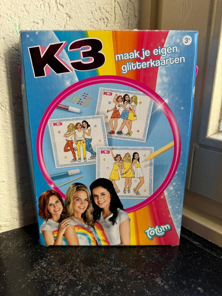 K3 - Maak je Eigen Glitterkaarten, Ophalen of Verzenden, Nieuw, Knutselen