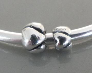 Trollbeads HARTEN, GROOT en KLEIN, samen voor €24,00 beschikbaar voor biedingen