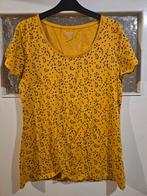 Shirt met print, Kleding | Dames, T-shirts, Ophalen of Verzenden, Zo goed als nieuw, Geel, Korte mouw