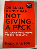 Mark Manson - De edele kunst van not giving a fuck, Boeken, Ophalen, Zo goed als nieuw, Mark Manson