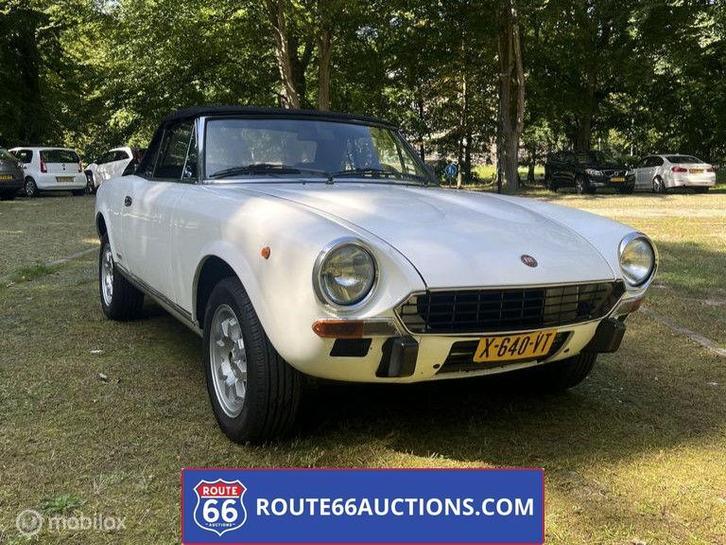 Fiat 124 Spider | 1979 | Route 66 Auctions, Auto's, Oldtimers, Bedrijf, Te koop, Fiat, Benzine, Overige carrosserieën, Handgeschakeld