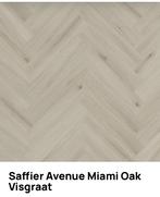 SAFFIER Avenue 7052 Miami Oak Plak visgraat ONGEOPEND!, Huis en Inrichting, Ophalen of Verzenden, Nieuw, 75 m² of meer, Laminaat