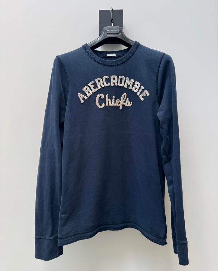 Abercrombie & Fitch heren katoenen trui maat XL, Kleding | Heren, Truien en Vesten, Zo goed als nieuw, Maat 56/58 (XL), Blauw