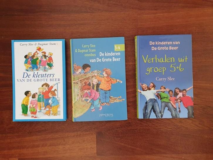 3 x De kleuters en kinderen van de grote beer van Carry Slee, Boeken, Kinderboeken | Jeugd | onder 10 jaar, Gelezen, Fictie algemeen