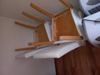 Stoelen, Huis en Inrichting, Stoelen, Ophalen, Gebruikt, Wit, Vier