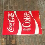 Coca Cola Reclamebord - Ingelijst, Ophalen of Verzenden, Gebruikt, Reclamebord