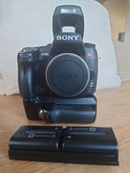 Sony A580 met Sony accugrip VG-50AM +2 Sony accu's NP-FM500H, Audio, Tv en Foto, Fotocamera's Digitaal, 16 Megapixel, Spiegelreflex