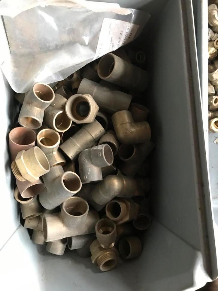 304 stuks soldeer fittingen ., Doe-het-zelf en Verbouw, Geisers en Boilers, Zo goed als nieuw, Boiler, Minder dan 20 liter, Minder dan 3 jaar oud