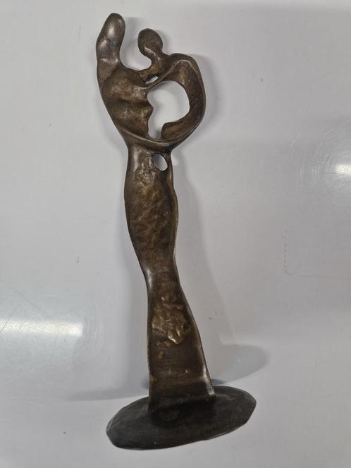 Bronzen Beeld: Intieme Omhelzing, Antiek en Kunst, Kunst | Beelden en Houtsnijwerken, Ophalen of Verzenden