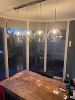 Hanglamp Cavello Clear 4-lichts, Huis en Inrichting, Lampen | Hanglampen, Ophalen, Zo goed als nieuw, Glas, 75 cm of meer