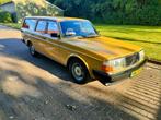 Volvo 245GL bouwjaar 1981 leder service nieuwe apk keuring, Auto's, Volvo, Achterwielaandrijving, Zwart, 2112 cc, Leder