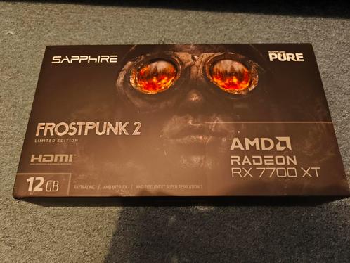 ( GESEALED ) AMD RX 7700 XT Frostpunk edition, Computers en Software, Videokaarten, Nieuw, PCI-Express 4.0, GDDR6, Ophalen