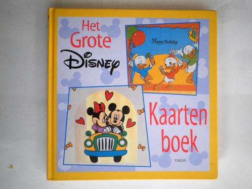 Het Grote Disney Kaarten Boek Mickey Mouse Donald Duck Pluto, Verzamelen, Disney, Zo goed als nieuw, Overige typen, Mickey Mouse